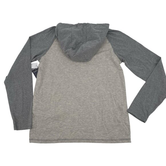 Flag & Anthem Madeflex Versatility Size Small Heather Gray Hooded Shirt NWT - Picture 9 of 9